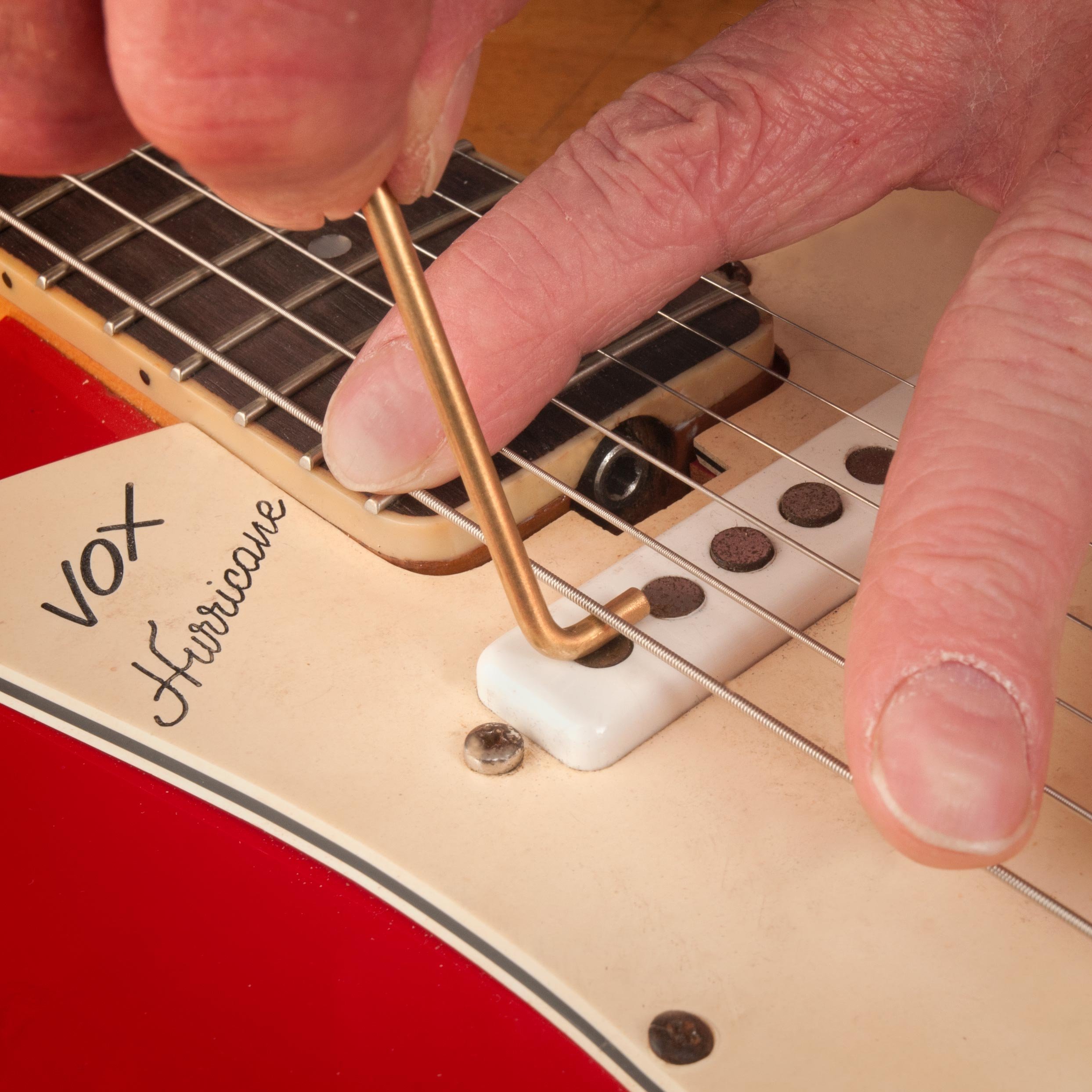 StewMac Electric Guitar Action Adjustment Kit - Metric String, Bridge, Saddle & Pickup Height Setup Tool | Perfect for Guitar Maintenance & Professional Setup
