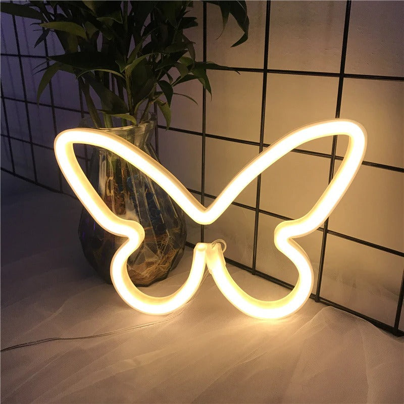Butterfly Wall Neon Sign - Custom LED Wall Art for Home Decor, Bedroom, Living Room & Bar - Perfect for Parties, Weddings & Events