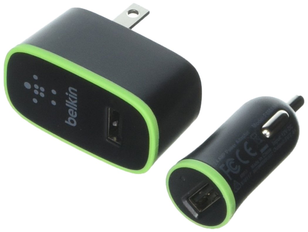 Belkin 2.4-Amp Fast Charger with 4-Foot Durable Micro USB Cable - Perfect for Smartphones, Tablets & Portable Devices at Home, Office or Travel