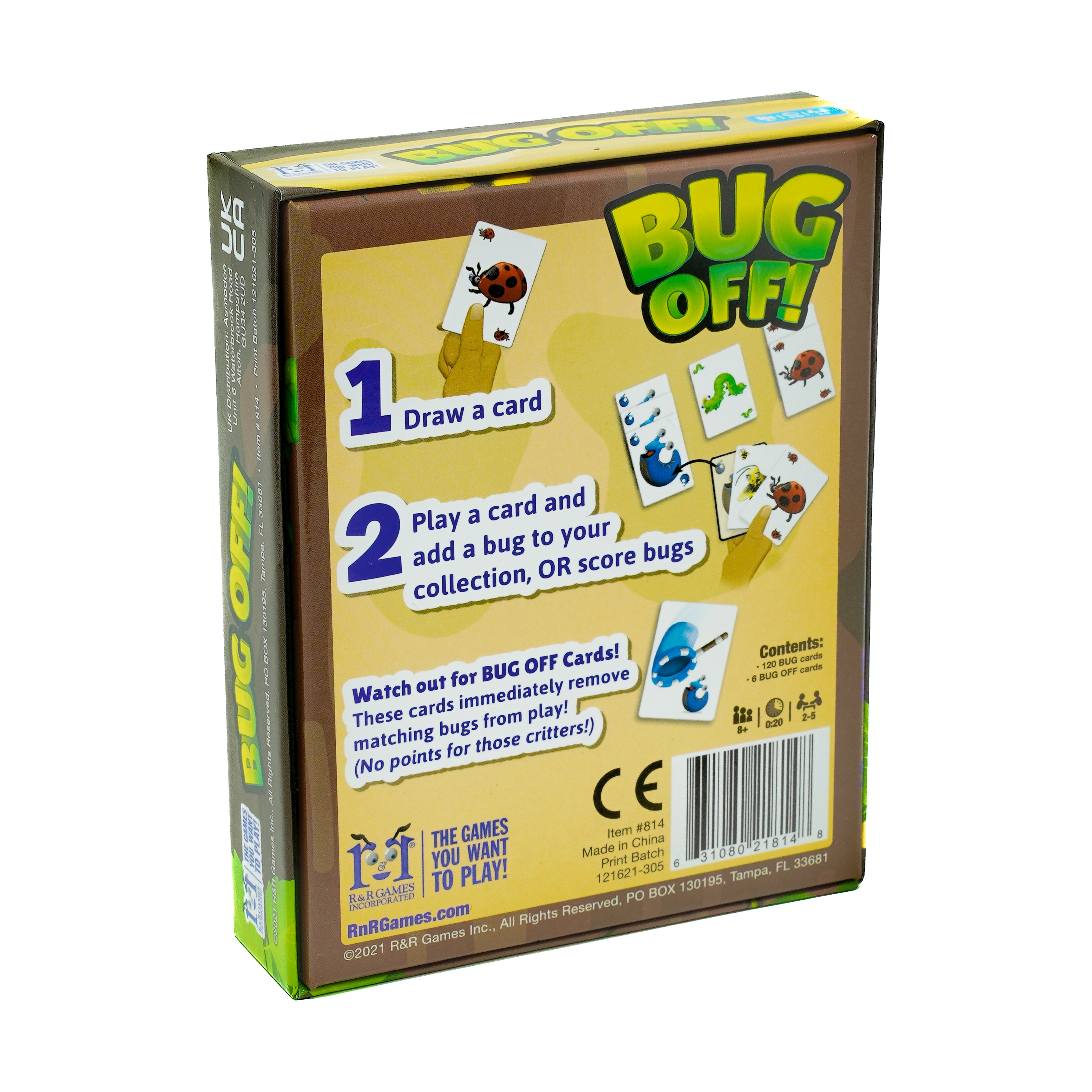 Bug Off! Fun Collectible Card Game for Kids - Exciting Insect Capture Adventure for Family Game Night & Outdoor Play