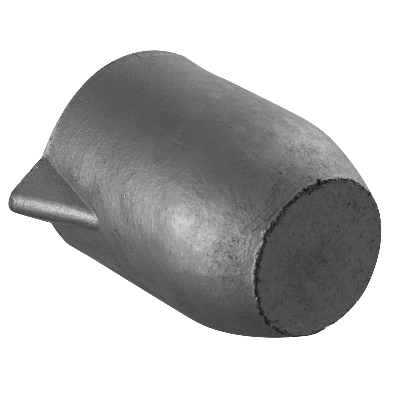 6kg Clay Graphite Crucible with Pour Spout - High Temperature Metal Melting Pot for Gold, Silver, Copper, Brass & Aluminum Casting - Ideal for Jewelry Making, Metal Refining & DIY Foundry Projects