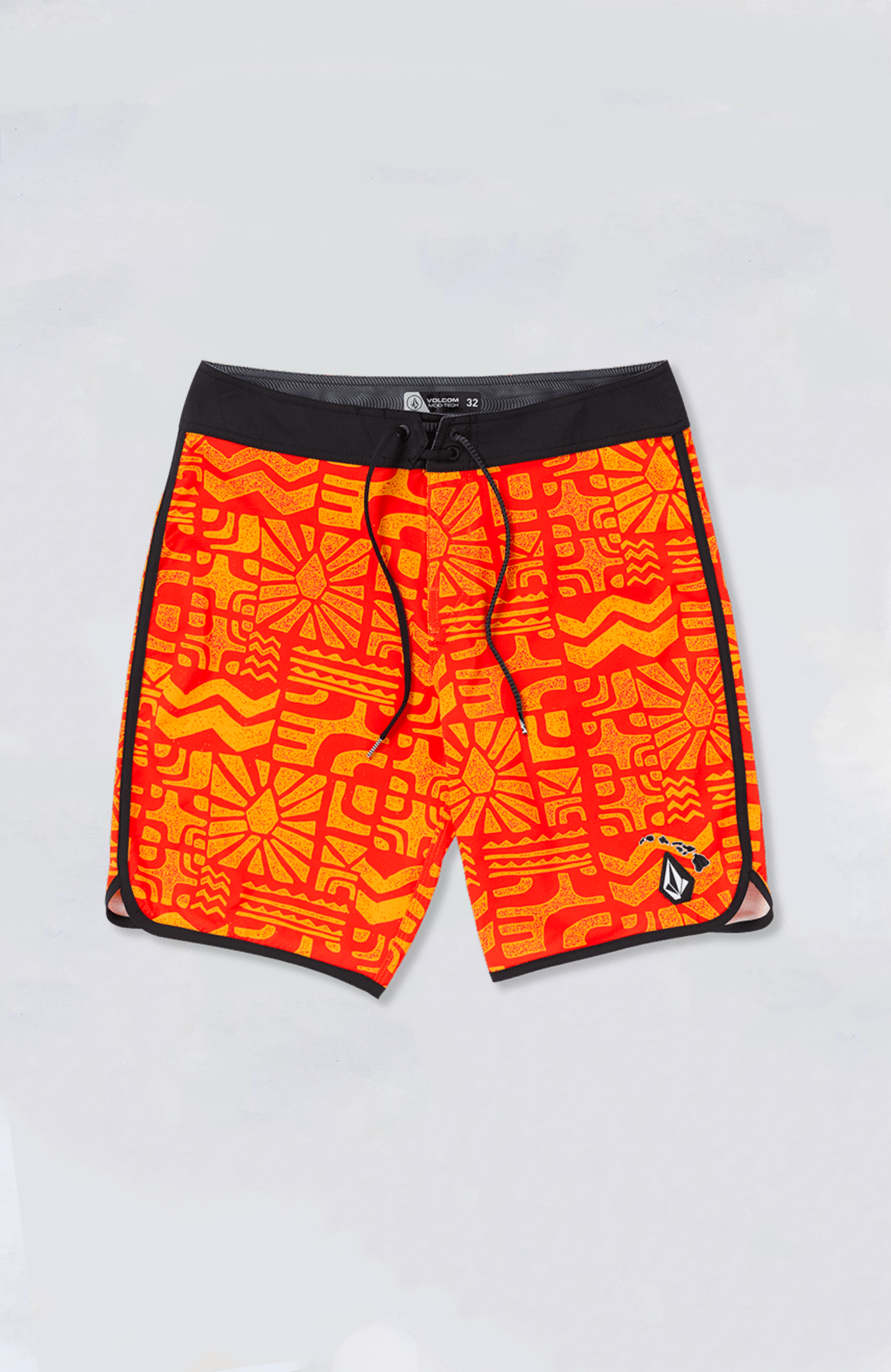 Volcom HI Scallop Mod 20 Boardshort - Men's Swim Trunks for Surfing, Swimming & Beach Activities | Quick-Dry Comfortable Board Shorts with UPF Protection