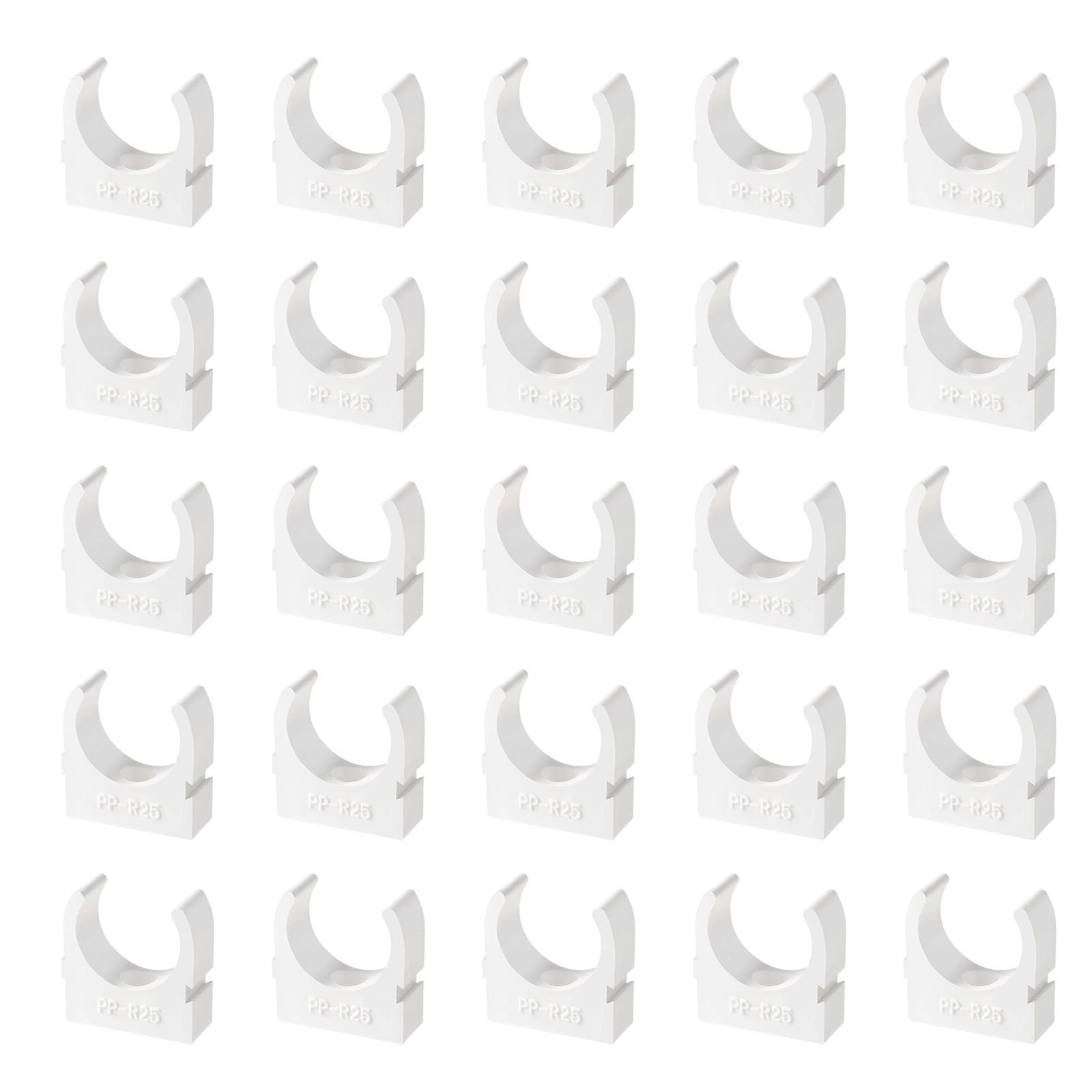 DOITOOL 50PCS 3/4 Inch PEX Pipe Hangers - U-Hook Clamps for Plumbing & HVAC