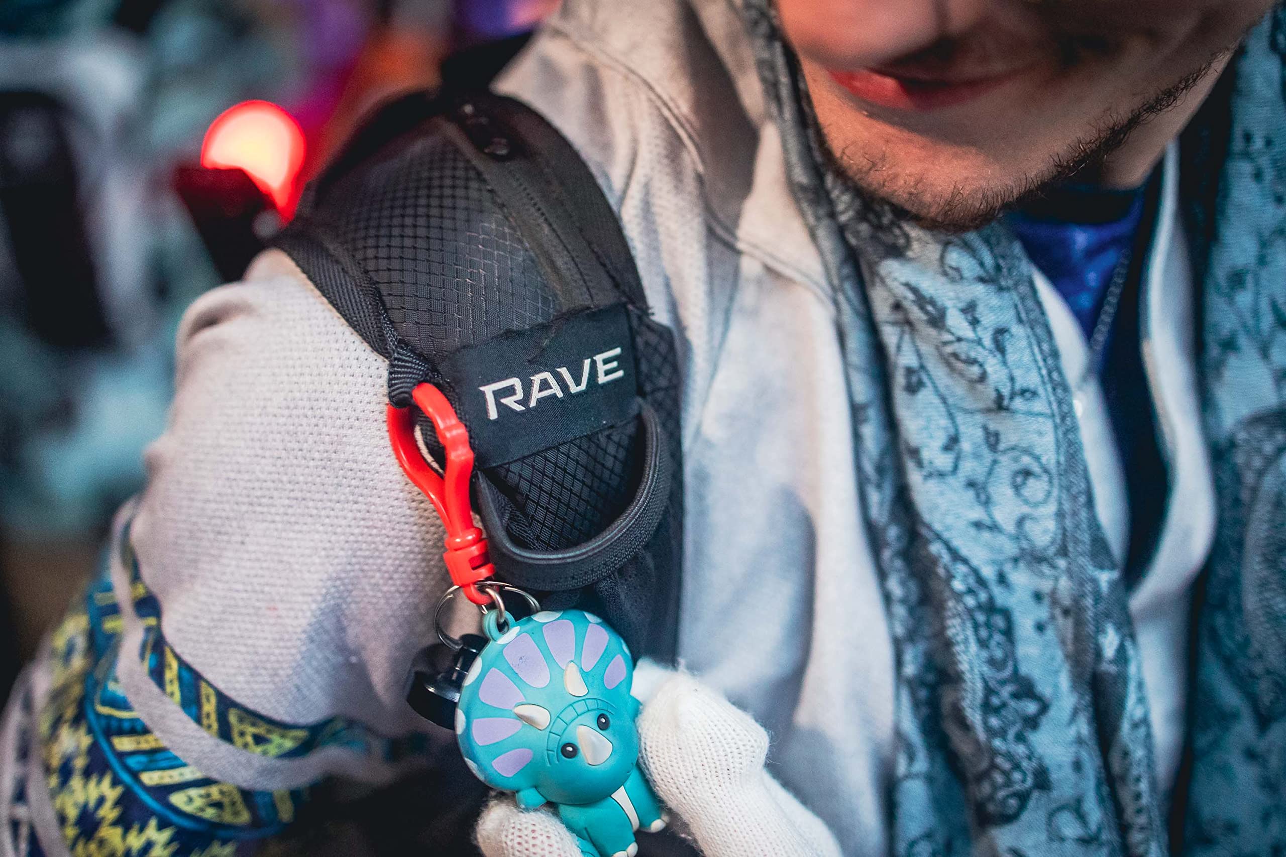 RaveRunner® Anti-Theft Hydration Backpack - Waterproof Festival Hydration Pack with Insulated Water Bladder for Raves, Concerts & Outdoor Adventures | Perfect for EDM Festivals, Hiking & Travel