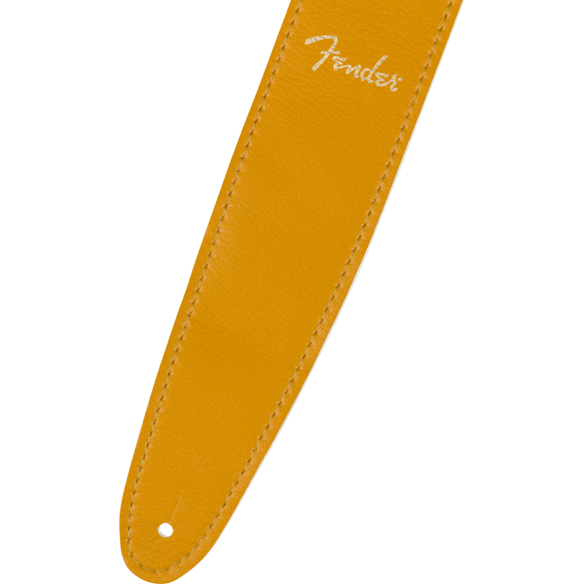 Fender Vegan Leather Guitar Strap - Butterscotch Brown, Adjustable & Comfortable for Electric & Acoustic Guitars - Perfect for Live Performances & Studio Sessions