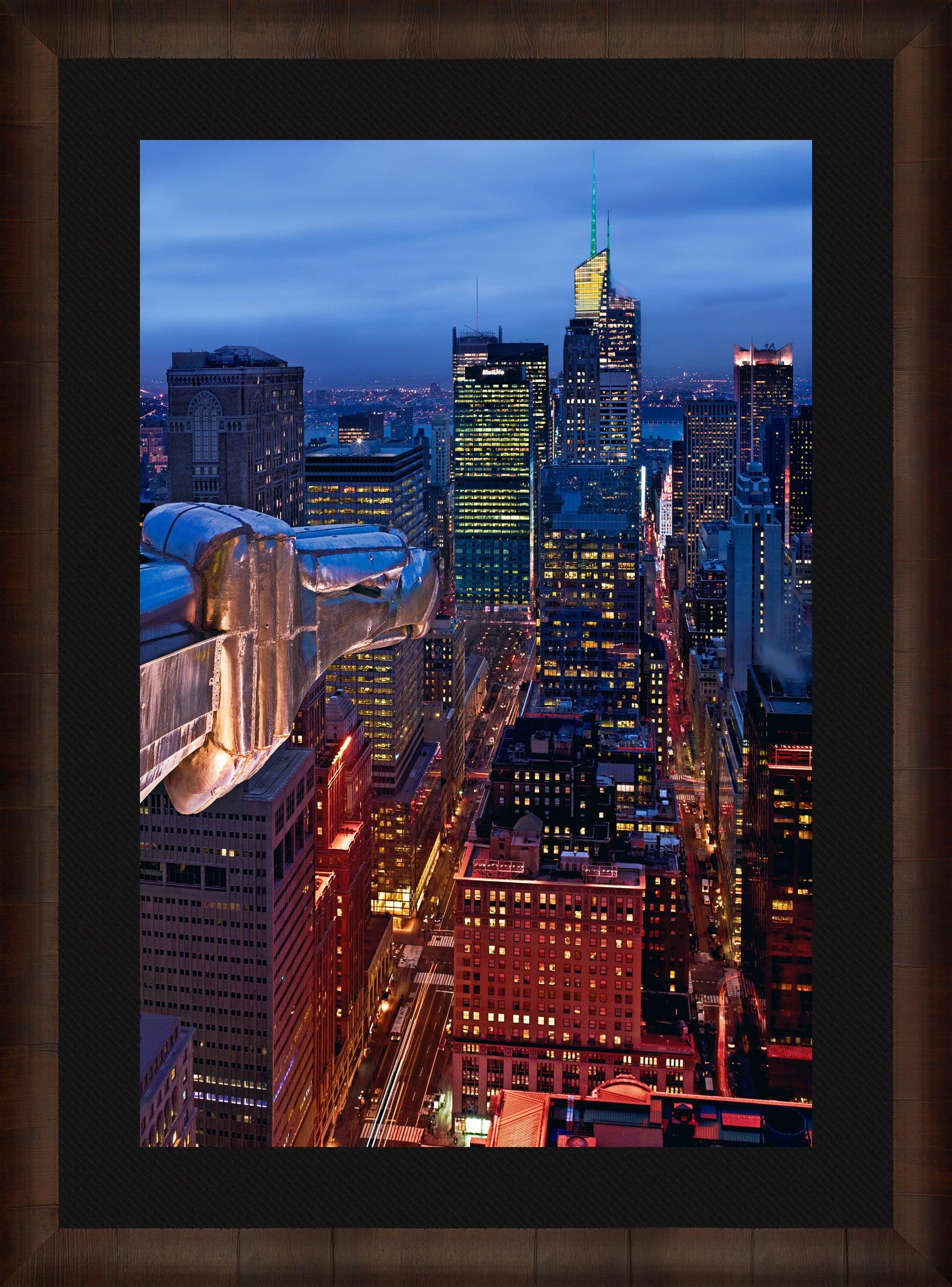 Watching the City - Modern Urban Landscape Wall Art Print for Home & Office Decor | Perfect for Living Room, Bedroom or Workspace