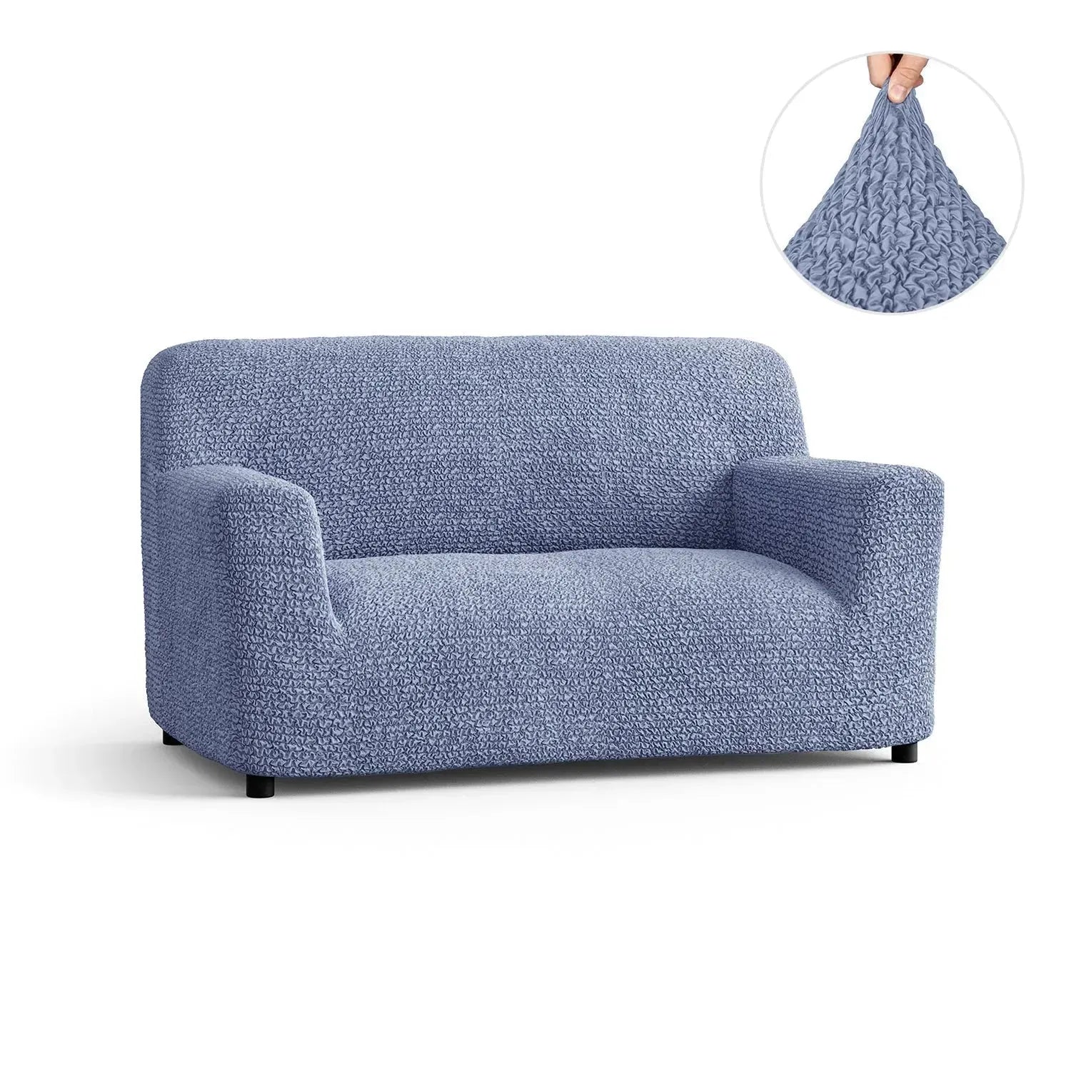 2 Seater Loveseat Slipcover - Soft Microfiber Fabric - Perfect for Living Room, Bedroom & Home Decor