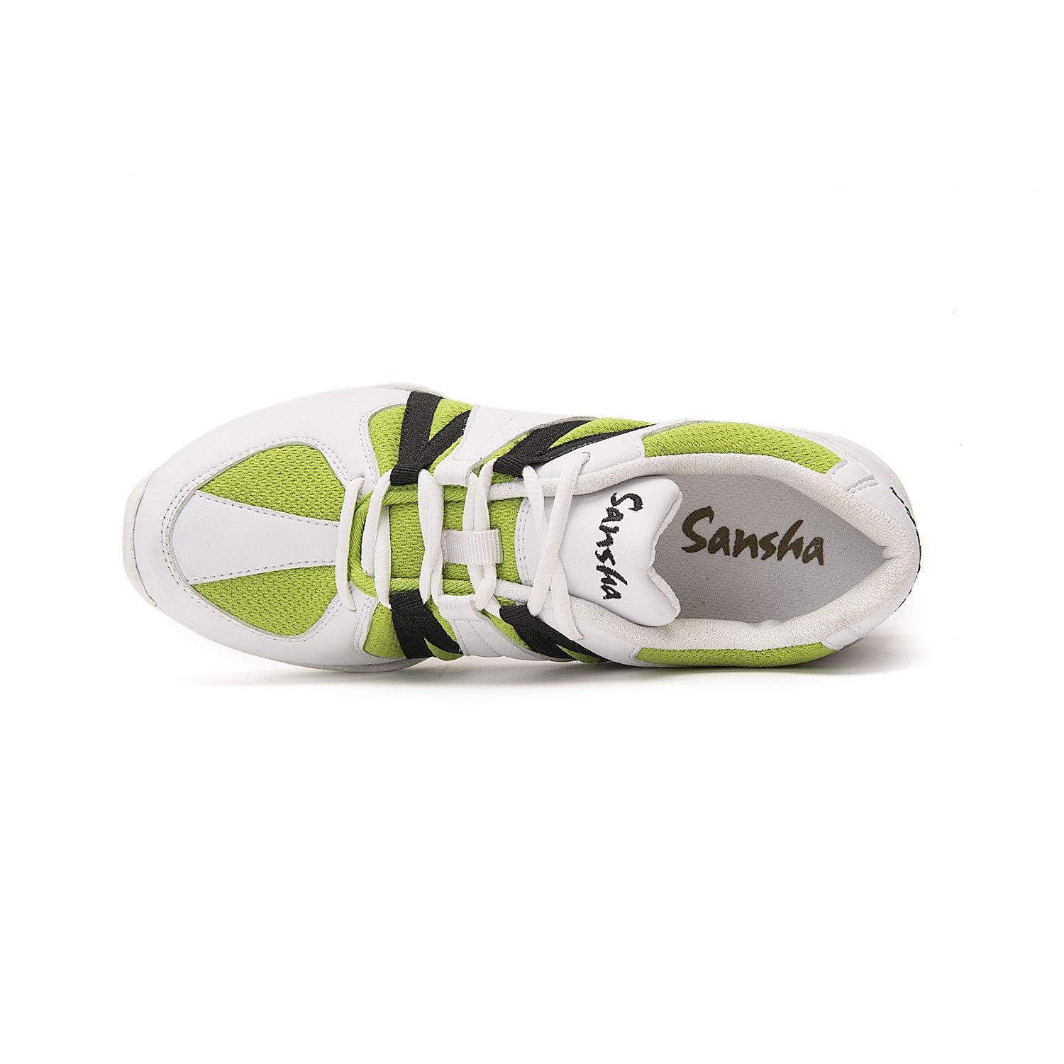 SANSHA Women's Dance Sneakers - Lightweight Microfiber Studio Shoes for Ballet, Jazz & Exercise - Comfortable Hikonos H23mf for Dance Class, Yoga & Fitness Training