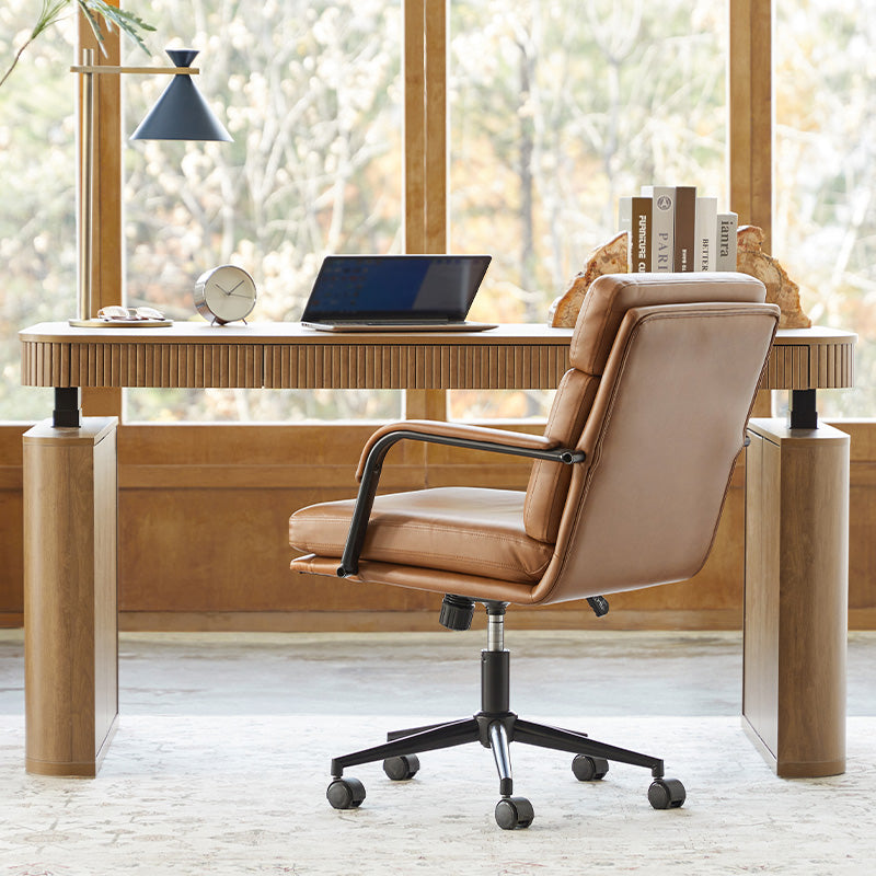 Baggio Modern Electric Height Adjustable Standing Desk with Cable Management - Ergonomic Home Office Desk for Work & Study