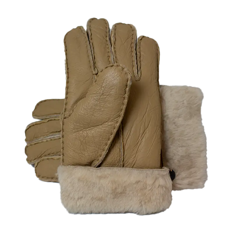 BOL Women's Shearling Leather Gloves - Winter Warm Touchscreen Gloves for Driving, Outdoor Activities & Cold Weather Fashion