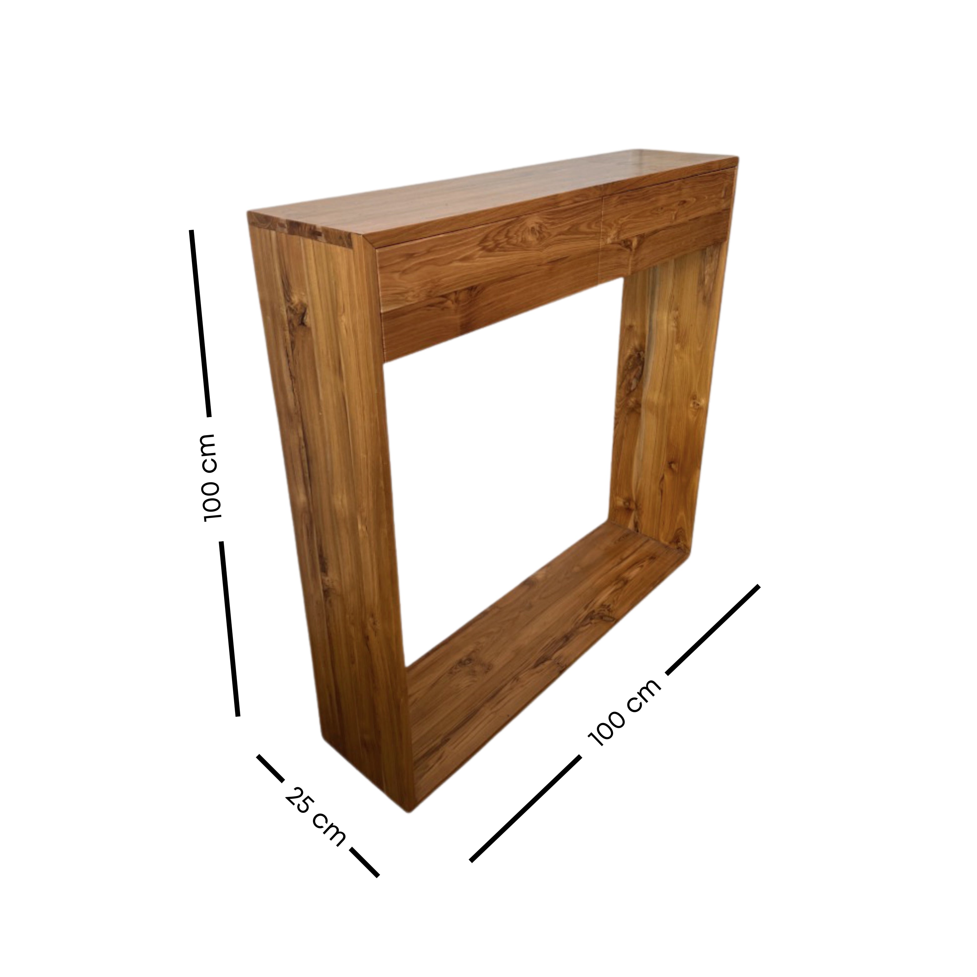 Hudson Console Table - Modern Entryway Sofa Table with Storage Shelf | Perfect for Hallway, Living Room & Bedroom Decor | Sturdy Wooden Design for Home & Office Use