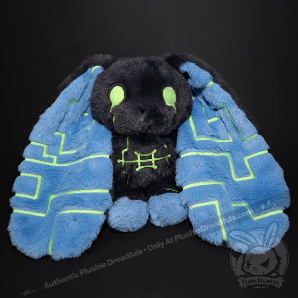 Plushie Dreadfuls Nyctophobia Rabbit - Soft Stuffed Animal Toy for Anxiety Relief & Comfort | Perfect for Nighttime Fears, Therapy, and Cuddling