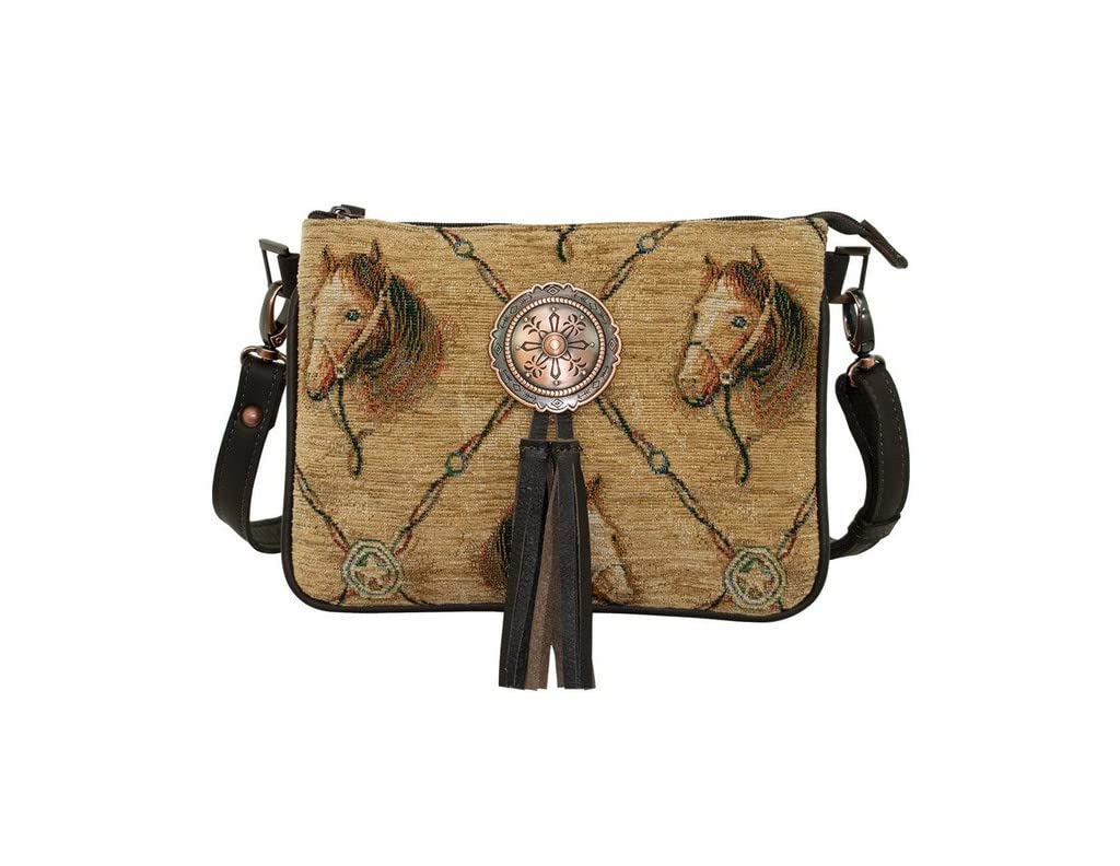 Genuine Leather Women's Crossbody Bag with Multiple Compartments - Stylish & Functional Purse for Travel, Work, and Everyday Use