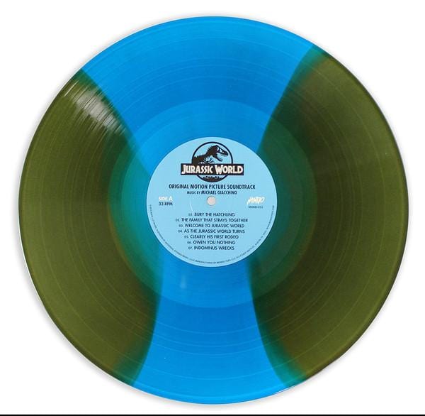 Jurassic World Original Motion Picture Soundtrack 2XLP Vinyl Record - Perfect for Movie Fans, Collectors & Home Theater Enthusiasts