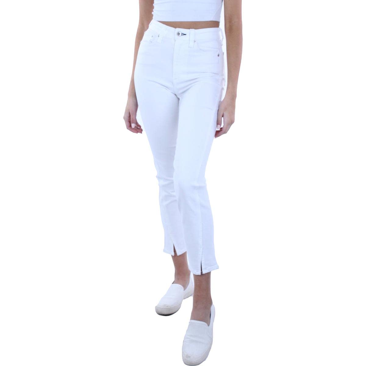 rag & bone Women's Nina High Rise Ankle Cigarette Jeans - Slim Fit Stretch Denim Pants for Casual Wear & Everyday Outfits