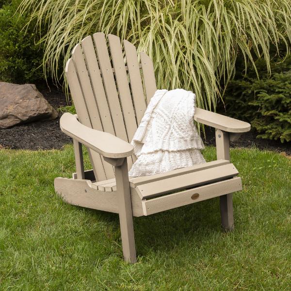 Hamilton Outdoor Folding & Reclining Adirondack Chair - Portable Patio Lounge Chair for Backyard, Poolside & Beach - Weather-Resistant Comfort for Relaxing Outdoors