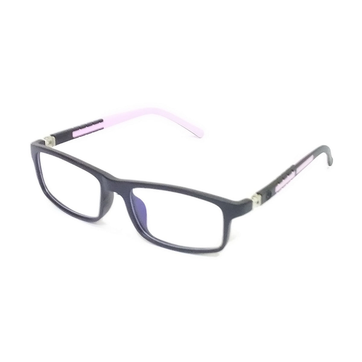 Stylish Pink Rectangle Glasses for Girls 5-10 Years Old - Blue Light Blocking & UV Protection for School, Reading & Screen Time