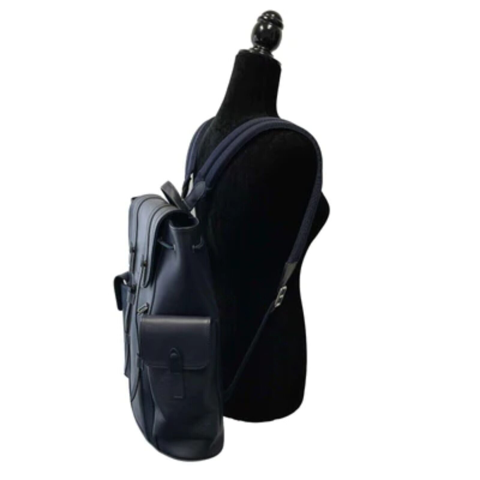 Louis Vuitton Christopher MM Medium Backpack - Navy Blue Luxury Designer Backpack for Men, Perfect for Travel, Work & Everyday Use