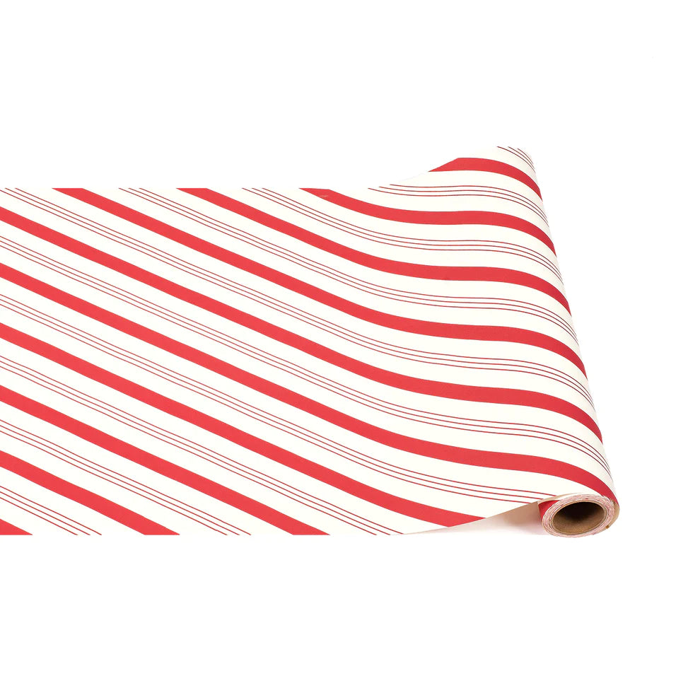 Candy Stripe Runner Rug 20 x 25 Feet - Non-Slip Hallway Carpet for Home, Office & Events - Perfect for Weddings, Parties & High Traffic Areas