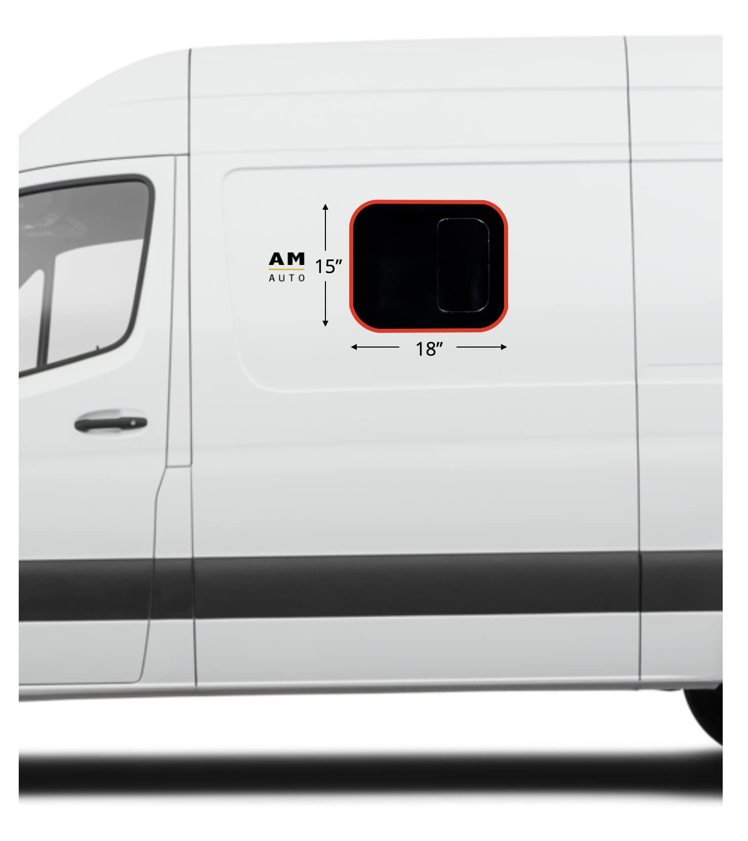 VanEssential Insulated Blackout Window Cover for AMA Universal Half-Slider Window - 18