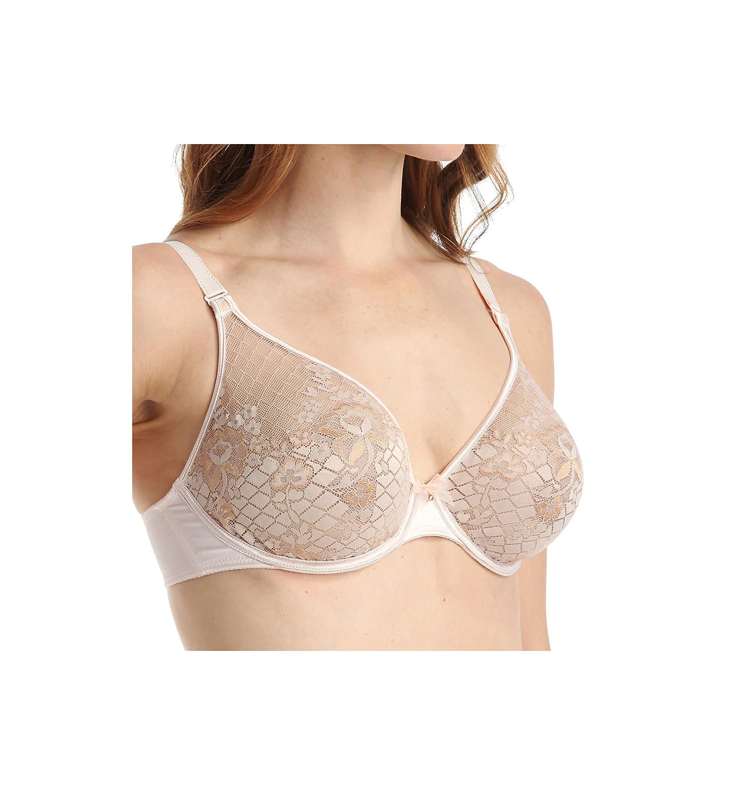 Empreinte Women's Melody Underwire Seamless Triangle Bra 1486 - Comfortable Wireless Lace Bralette for Everyday Wear, Yoga & Lounge