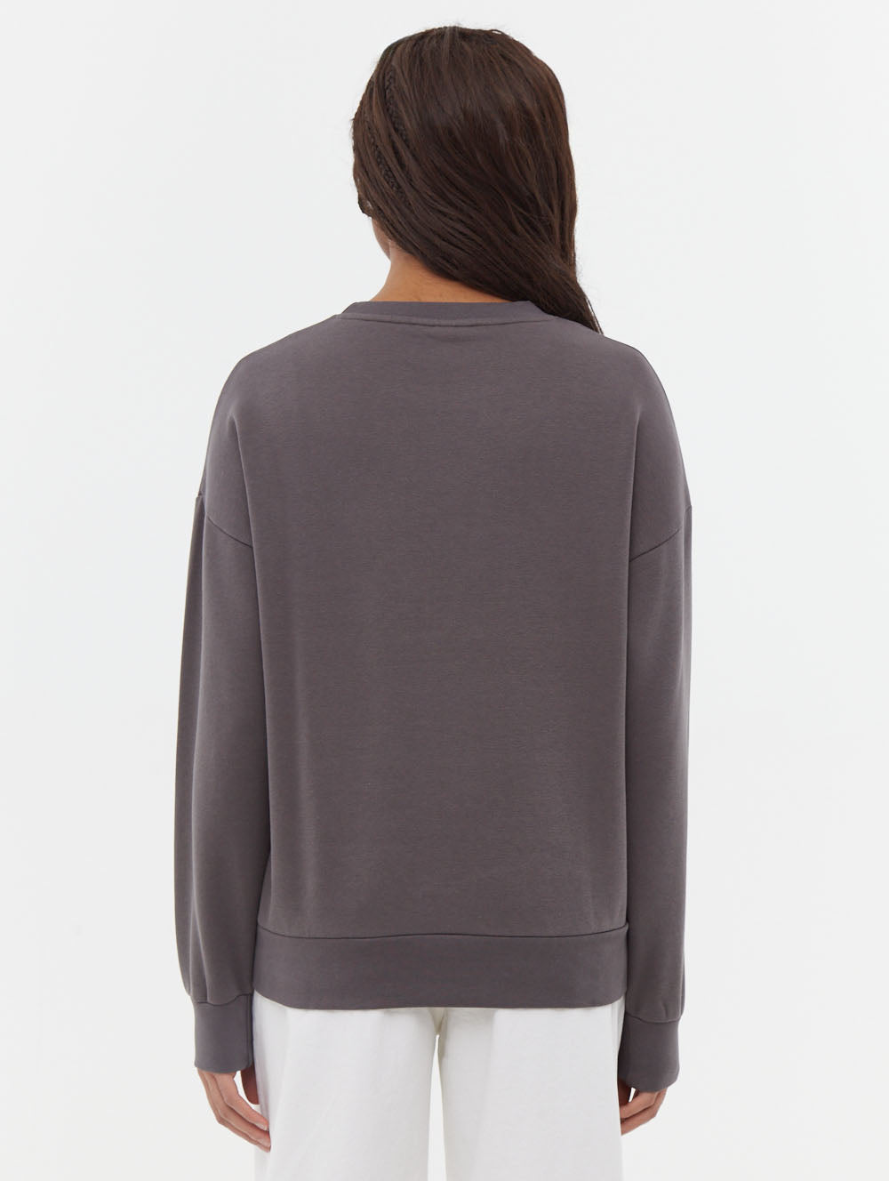 Rilo Tonal Logo Crew Neck Sweatshirt for Men & Women - Soft Cotton Pullover Hoodie - Casual Streetwear for Everyday Comfort & Style