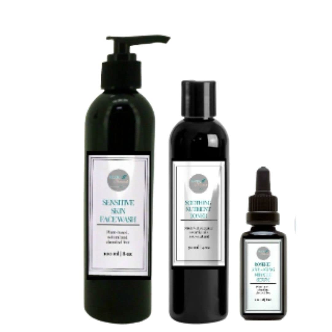 3-Step Skincare System with Refreshing Citrus Face Wash - Gentle Cleansing, Hydration & Protection for Daily Skincare Routine