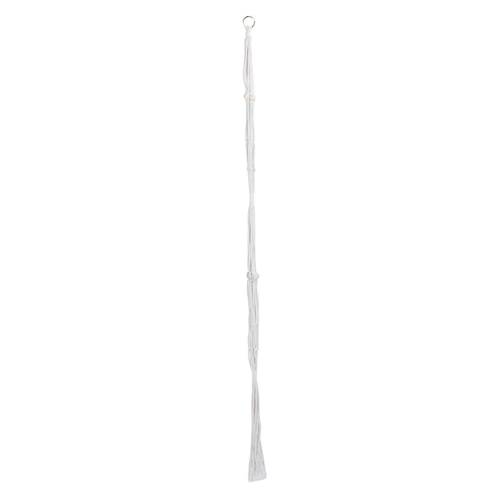 141cm Hanging Planter with Decorative Beads - Indoor/Outdoor Flower Pot Holder for Balcony, Garden & Patio Decor