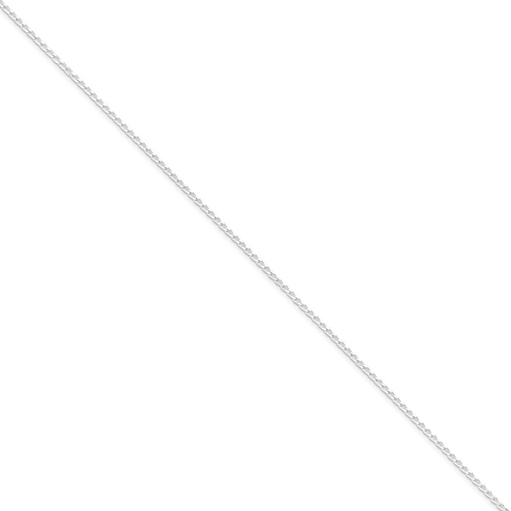925 Sterling Silver 1.5mm Open Link Chain Anklet or Necklace - Dainty Layering Jewelry for Women, Perfect for Beach Vacation & Everyday Wear