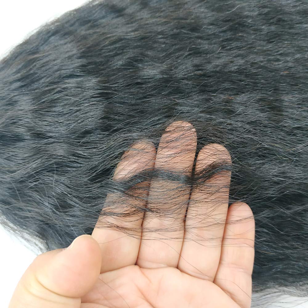 40pcs 100g Natural Tape-in Human Hair Extensions - Kinky Straight Skin Weft for Seamless Blending (16