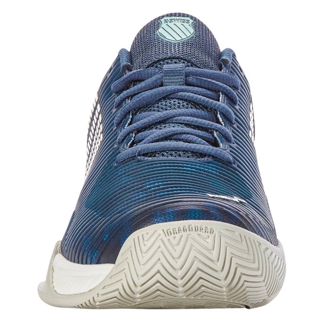 K Swiss Hypercourt Express 2 Men's Tennis Shoes - Lightweight Performance Court Shoes for Men (Indian Teal/Star White) | Ideal for Tennis, Pickleball & Casual Wear