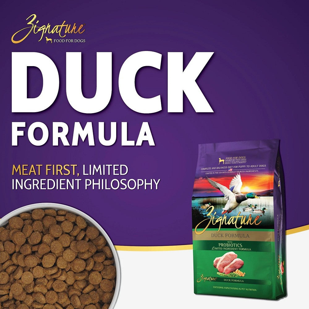 Limited Ingredient Duck Dog Dry Food - Grain-Free, Hypoallergenic for Sensitive Stomachs - Perfect for Dogs with Allergies & Digestive Issues - Indoor & Outdoor Use