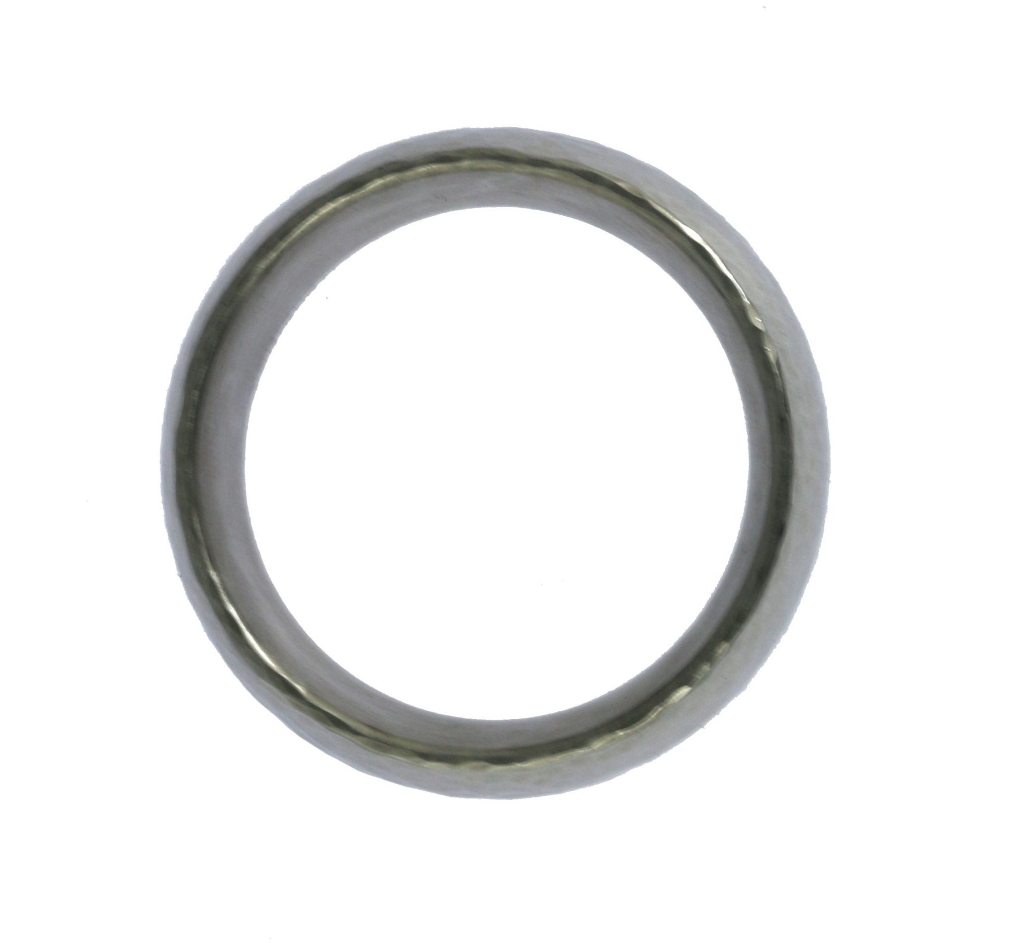 8mm Hammered Domed Stainless Steel Men's Ring - Durable & Hypoallergenic Wedding Band, Fashion Jewelry Gift for Him - Perfect for Engagements, Anniversaries and Everyday Wear