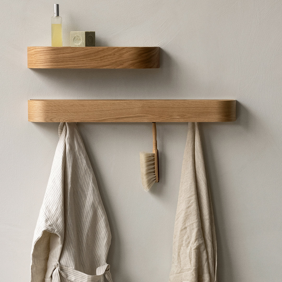Nina Bruun Epoch Shelf - Modern Wooden Wall Shelf for Home & Office Decor | Perfect for Living Room, Bedroom, or Kitchen Storage & Display