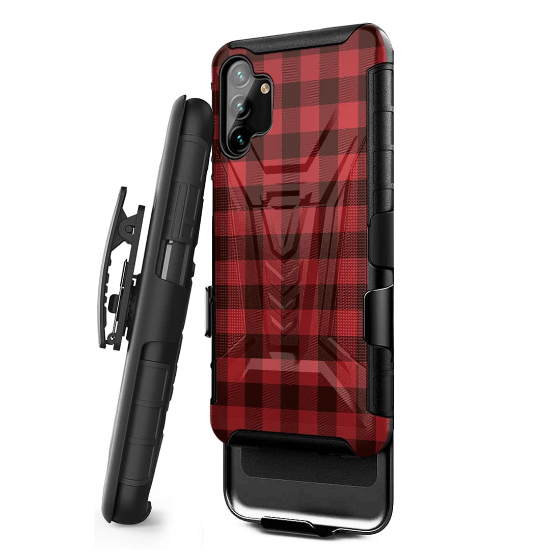 Shockproof Rugged Case for Samsung Galaxy A13 5G - Heavy Duty with Kickstand & Belt Clip - Perfect for Outdoor & Work Use