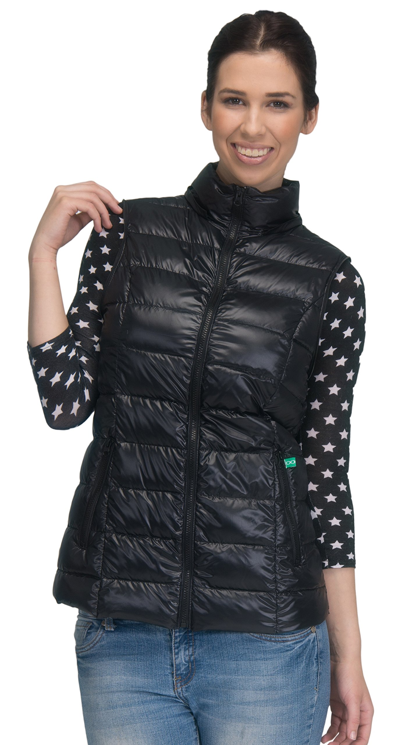 Maternity Down Jacket with Patented 3-in-1 Extender Panel for Pregnant Women & Baby Wearing Moms - Perfect for Winter Outdoor Adventures & Nursing Comfort
