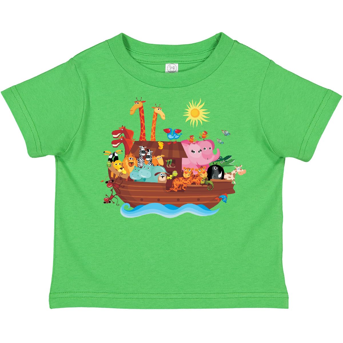 Inktastic Christian Toddler T-Shirt - Bible Story Animal Ark for Kids Play