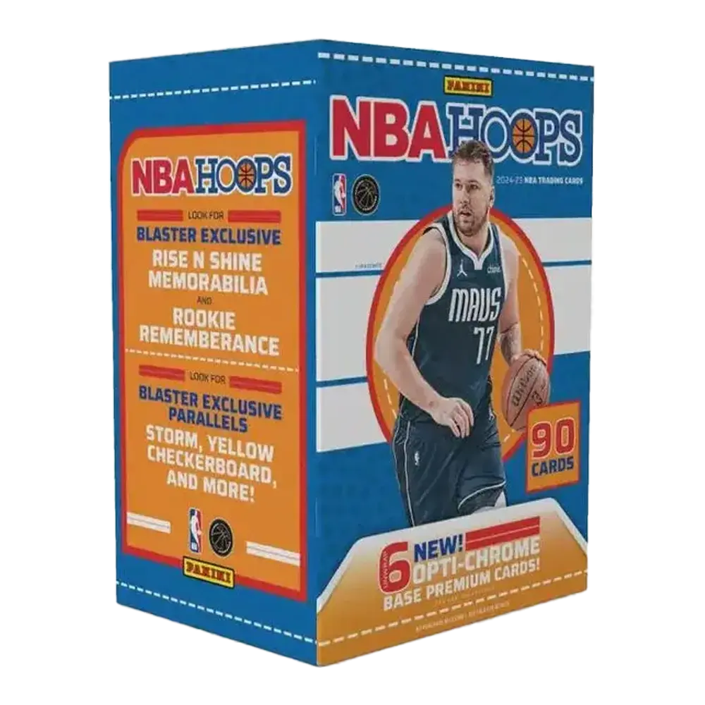 2024 Panini Hoops Basketball Blaster Box - 25 Cards Per Pack | Collectible NBA Trading Cards for Fans & Investors | Perfect for Game Nights, Gifts & Card Collections