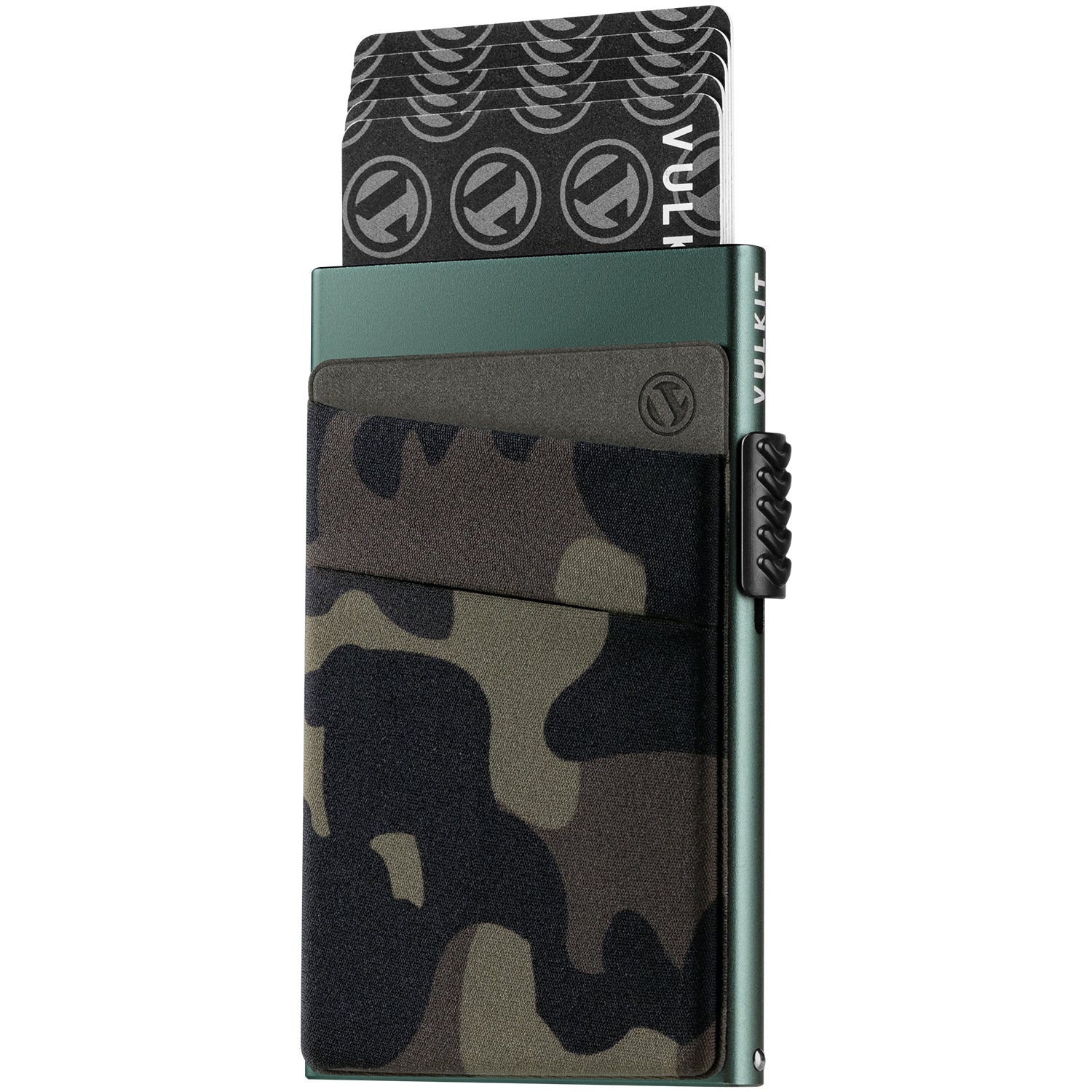VC307 Camouflage Elastic Cash & Coin Card Holder - Secure Wallet for Bills, Cards, and Change - Perfect for Outdoor, Travel, and Everyday Use