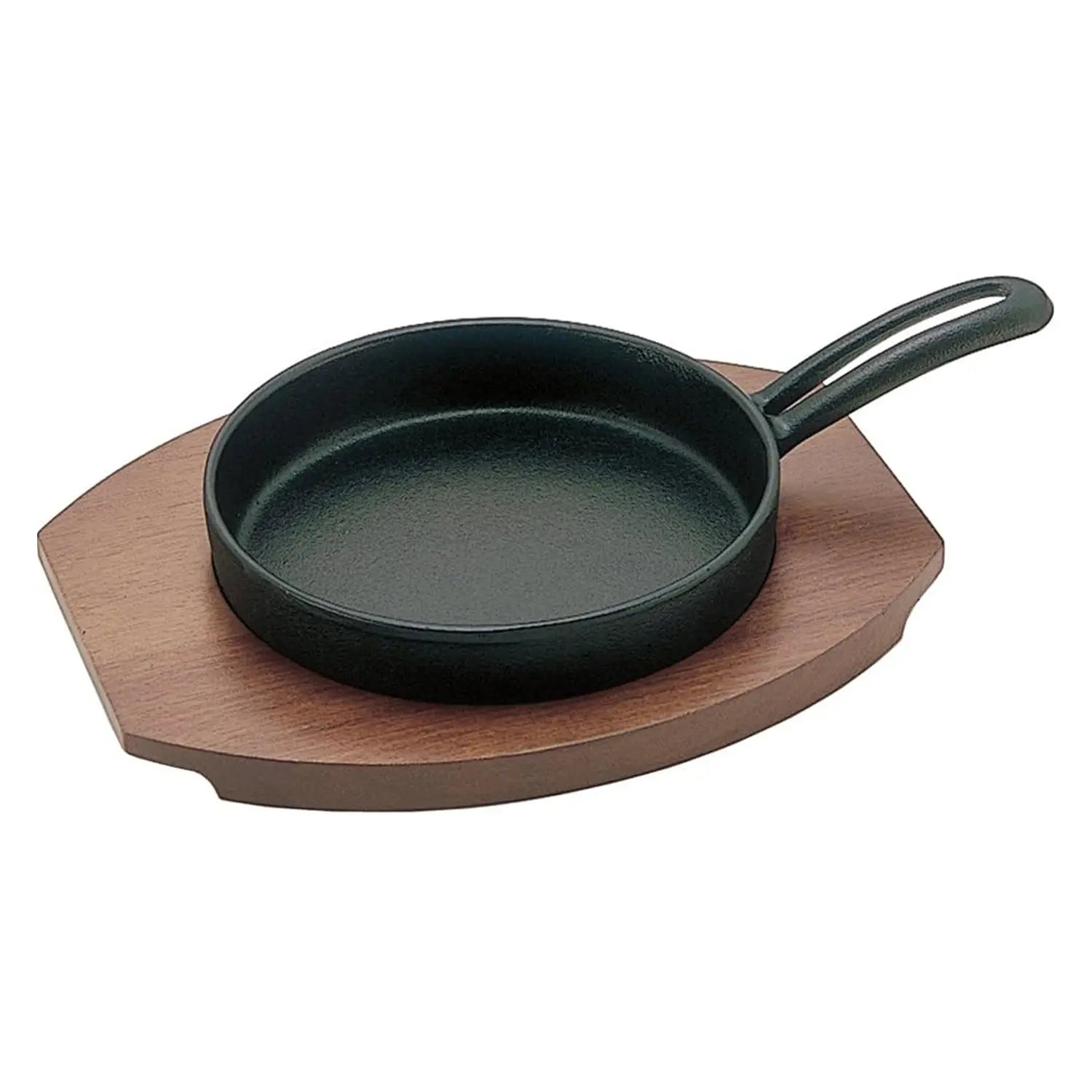 Ikenaga Cast Iron Small Frying Pan - 8 Inch Mini Skillet for Steak, Eggs & Sizzling Fajitas - Perfect for Stovetop, Oven & Camping Cooking
