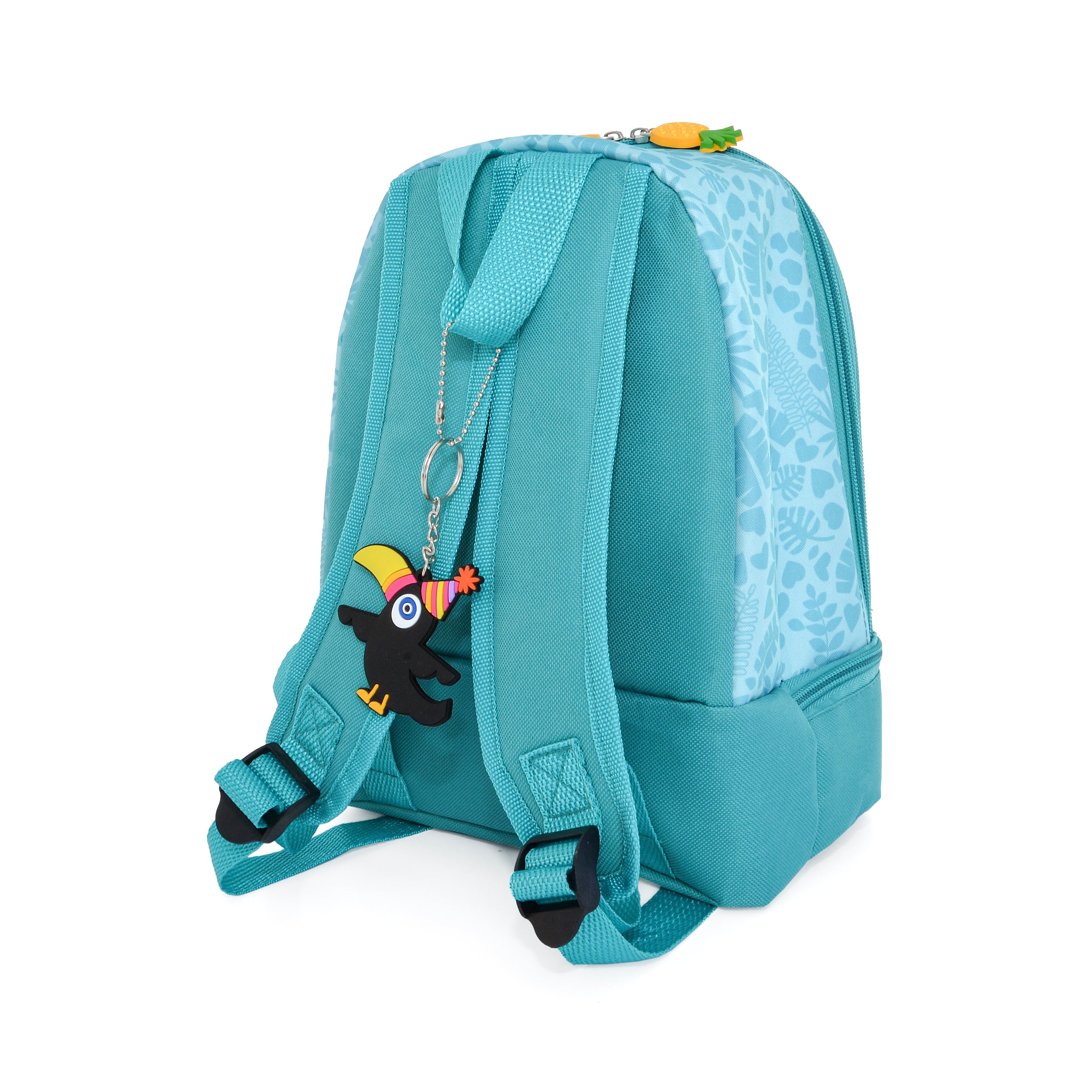 Funny Jungle Mint 2-in-1 Backpack Snack Container - Perfect for School, Travel & Outdoor Adventures