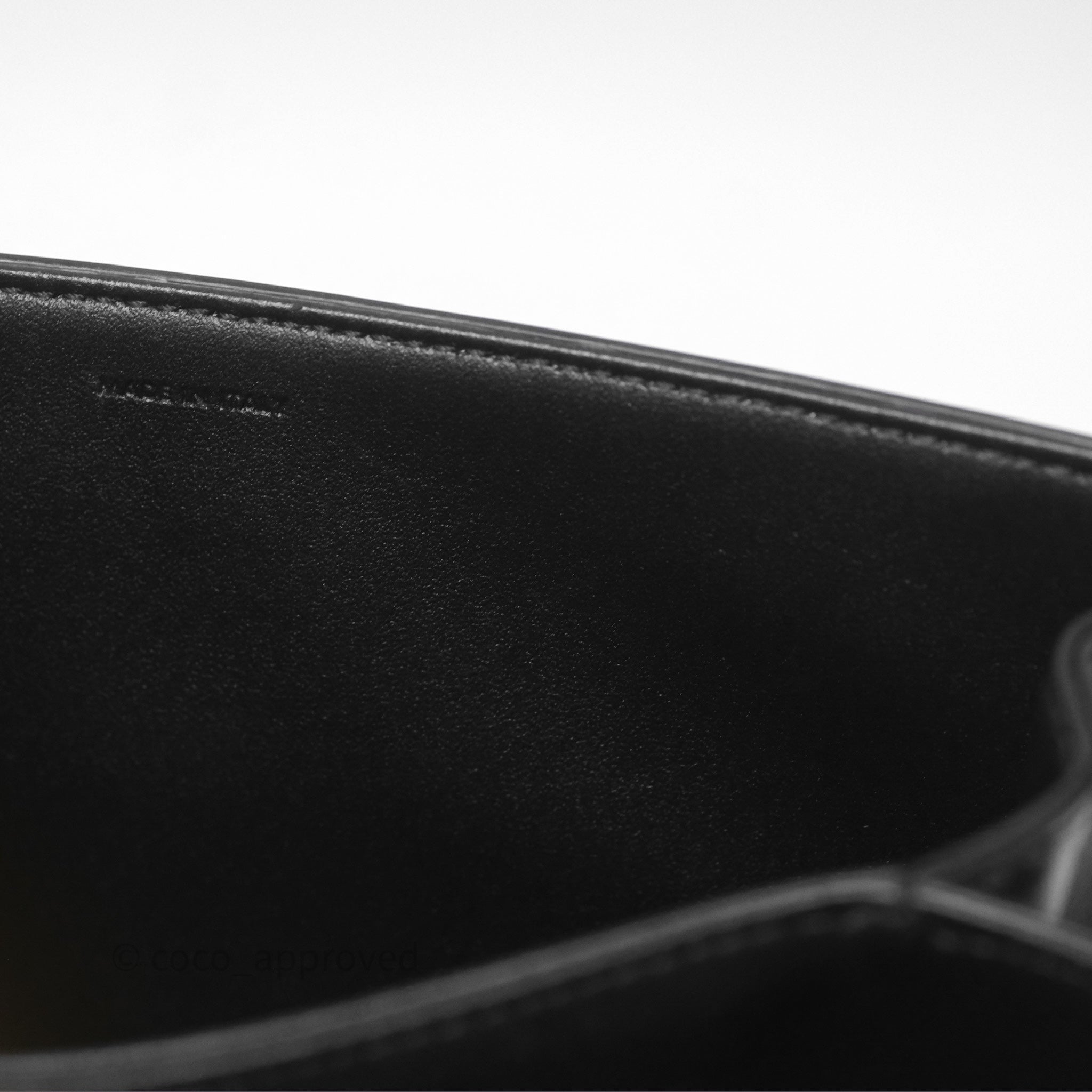Celine Medium Triomphe Bag in Black Shiny Calfskin Leather - Luxury Designer Handbag for Women, Perfect for Work, Travel & Evening Events