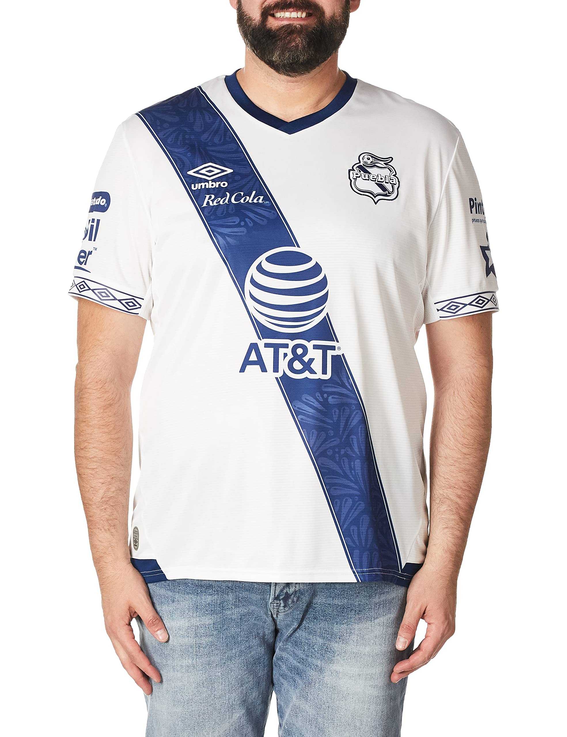 Umbro Puebla Home Jersey for Men - Authentic Soccer Jersey for Fans & Players - Perfect for Matchdays, Training & Casual Wear