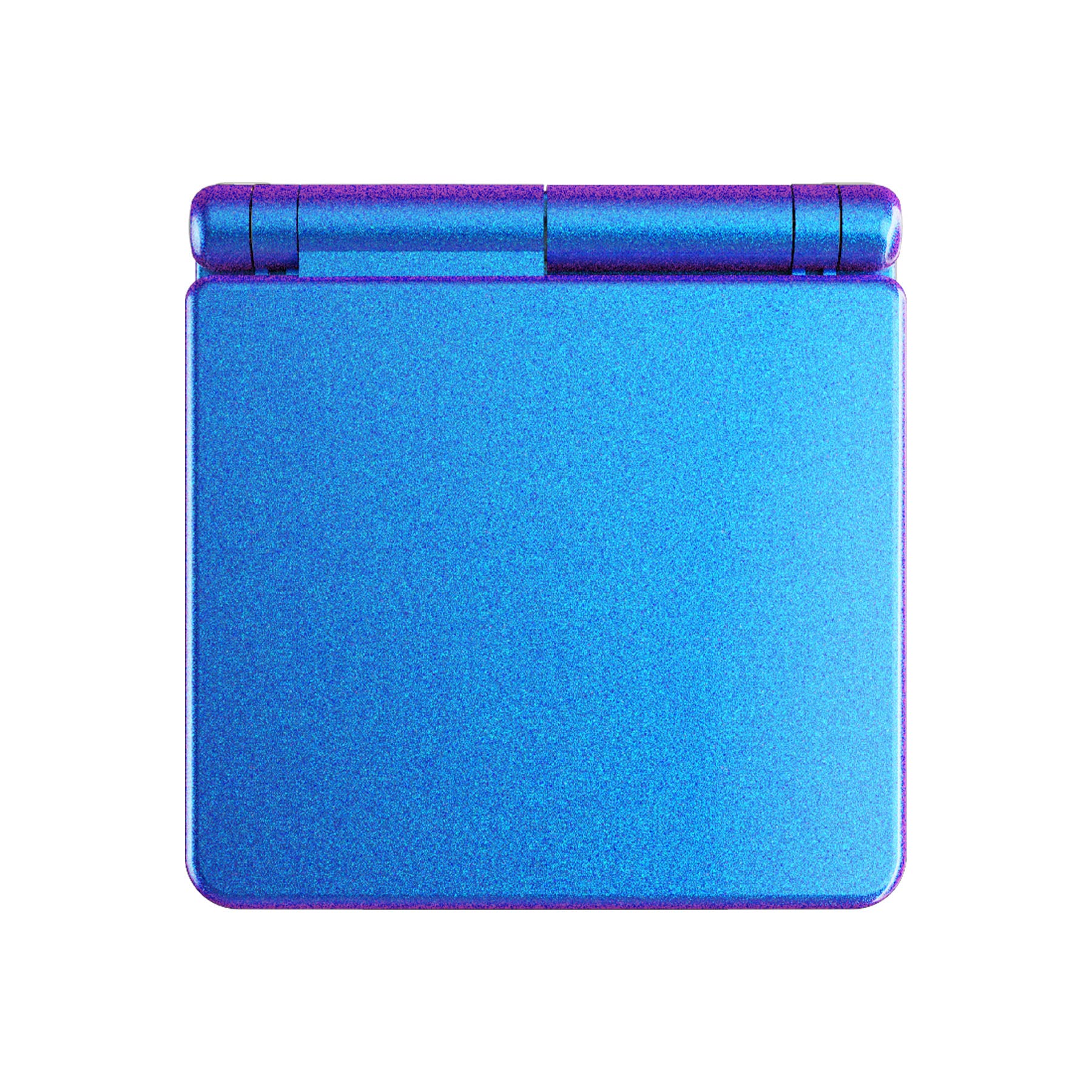 eXtremeRate Chameleon Purple Blue Glossy Replacement Shell for Gameboy Advance SP GBA SP - Compatible with IPS & Standard LCD Screens - DIY Custom Housing Case - Perfect for Game Console Modding & Retro Gaming Enthusiasts (Console & Screen Not Included)