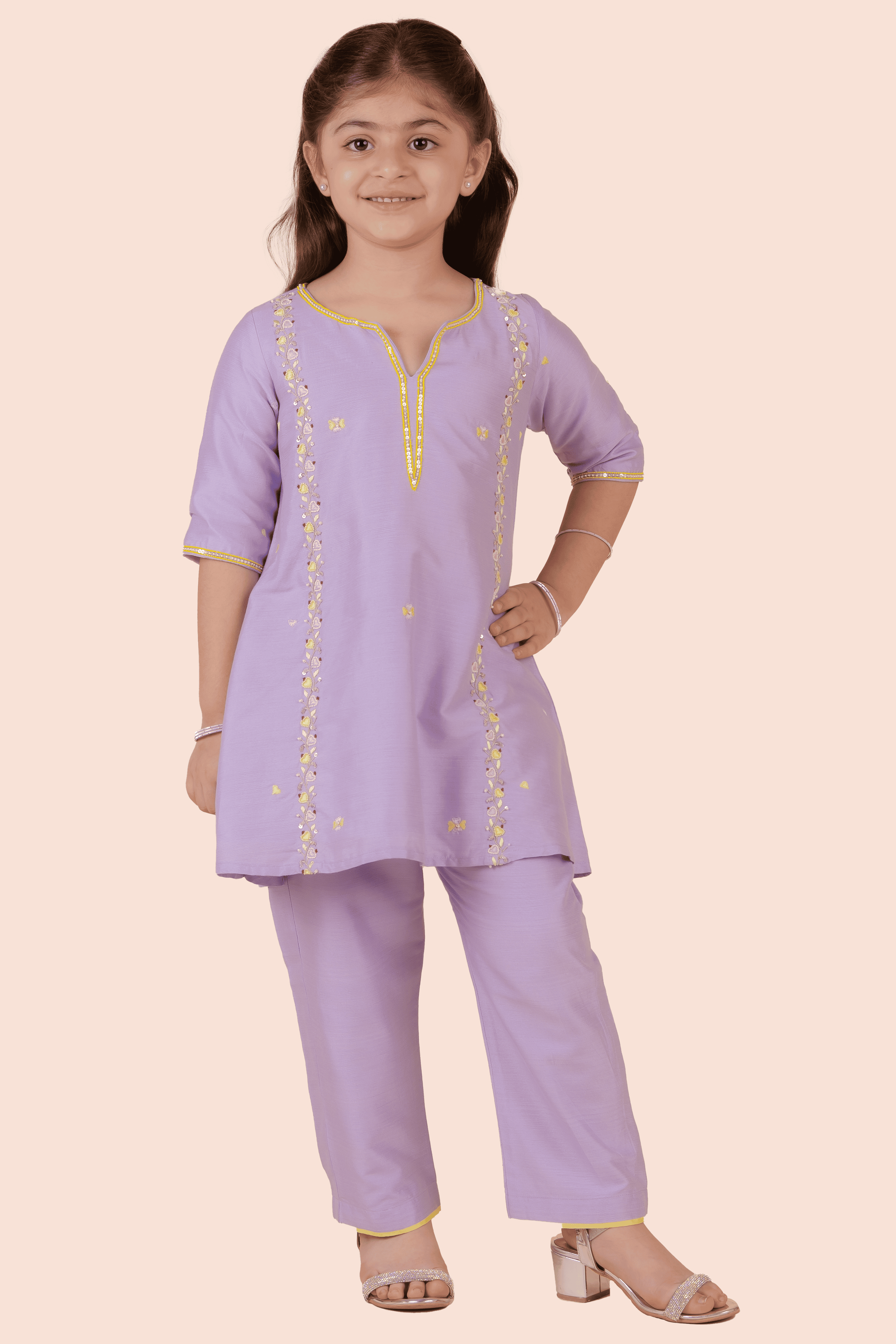 Pre Order: Stylish Purple Kurti Set for Women - Perfect for Casual Wear, Festivals & Parties