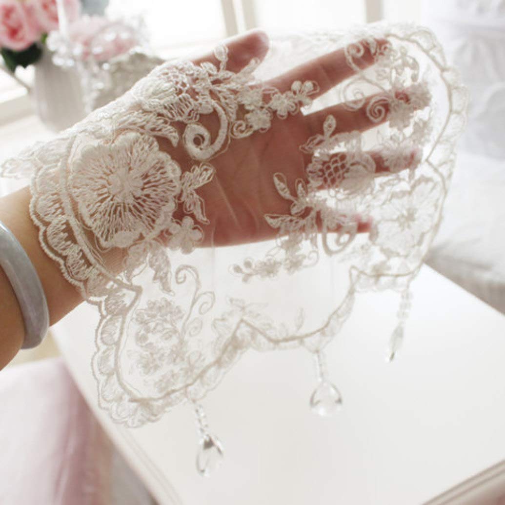 Vintage White Lace Table Runner for Wedding Banquet & Garden Party Decor