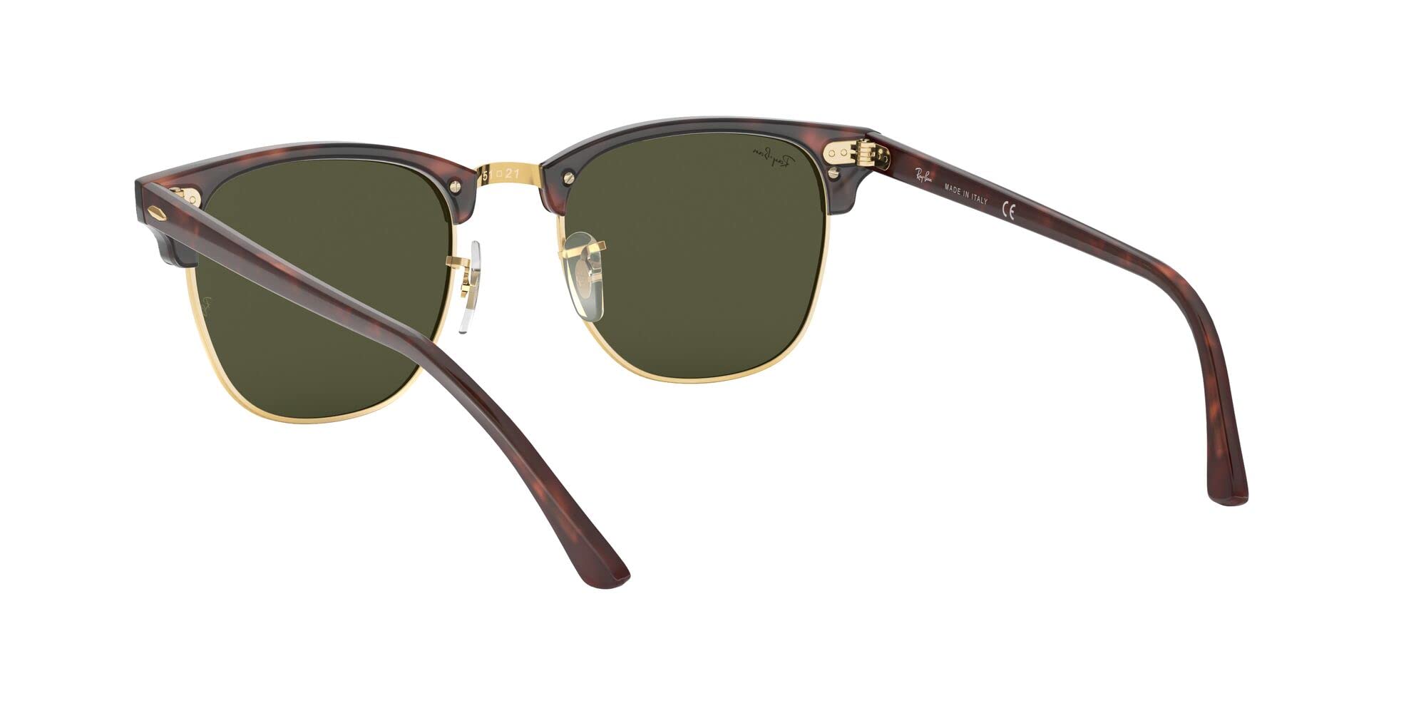 Ray-Ban RB3016 Clubmaster Square Sunglasses - Classic Retro Style, UV Protection, Lightweight & Durable for Men & Women - Perfect for Driving, Beach, and Outdoor Activities
