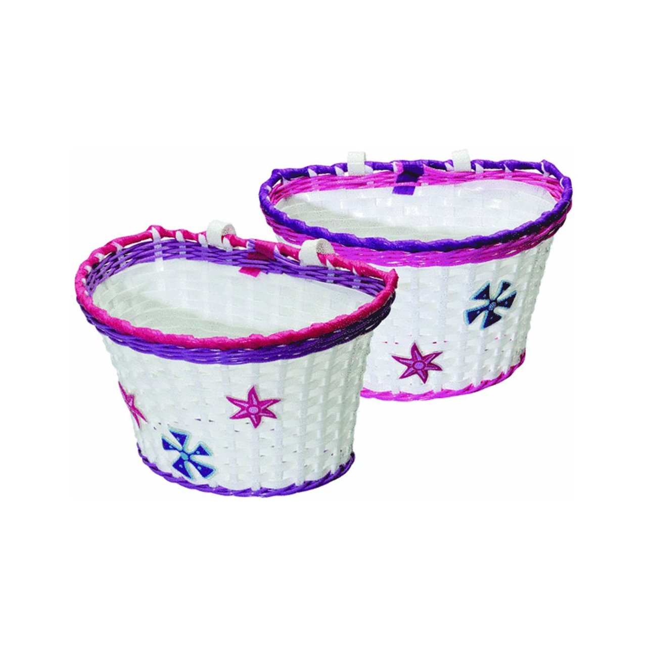 BELL Riderz Glitter Grill Handlebar Basket for Kids Bikes - Sparkling Bike Accessory for Girls & Boys - Perfect for School, Park Rides & Neighborhood Adventures