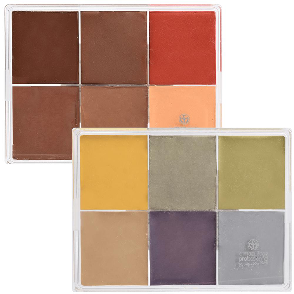 Maqpro 6-Color Cream Foundation Palette - Professional Makeup Kit for Flawless Coverage | Perfect for Bridal, Photo Shoots & HD Makeup