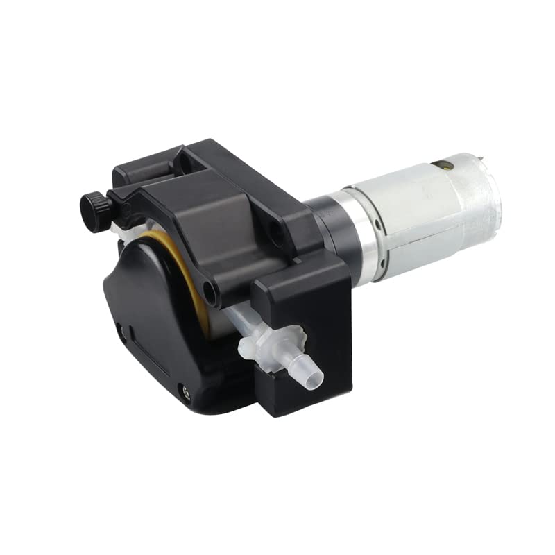 12V 24V Peristaltic Pump 313KB - Food Grade Small Liquid Dosing Pump for Coffee Machines, Syrup Dispensing & Wine Transfer (313KB/ZLX-24V-300R-35#, 1590ml/min) - Ideal for Beverage Service, Home Brewing & Commercial Use